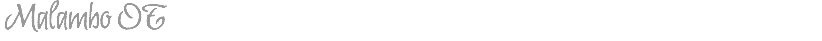 Malambo OT font preview